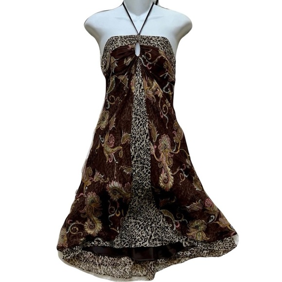 Y2K Laundry by Shelli Segal Strapless Midi Dress Size 4 - Picture 1 of 7